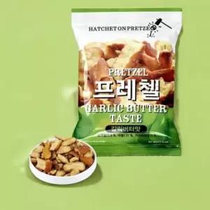 프레첼 갈릭버터맛 85g 10개 사무실 탕비실 간식
