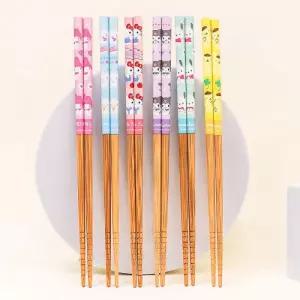 산리오캐릭터즈 대나무 젓가락 6PK