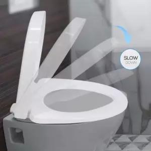 무소음변기커버 HLBATH 무소음 변기커버 양변기 커버 시트커버 뚜껑