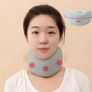 소프트 쿨링 통풍 목 보호대 목 지지대 쿠션 벨크로