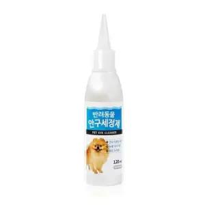 강아지아이클리너 강아지 반려동물 펫퍼스 눈 안구 세정제 120ml X2개
