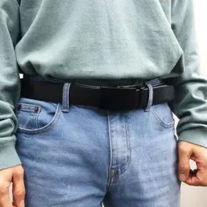 버클 자동벨트 올블랙 가죽 남자벨트 남자벨트 요술벨트
