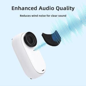 인스타 360 Go 3 용 방풍 코튼 커버, 마이크 윈드 머프, 오디오 소음 감소 스폰지, 액세서리