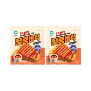 청정원 달콤바삭쌀떡꼬치 380g, 2개