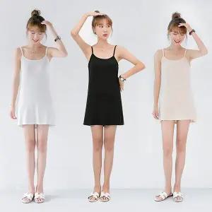 [로즈엘리]3컬러 미니 숏기장 끈나시 홈웨어 원피스 2장 2026
