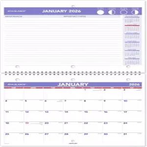 AT-A-GLANCE 2026 월 캘린더 8.5 x 11 작은 블록 월간 (PM1702826)