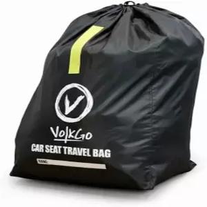 항공 여행용 V VolKGO 카시트 여행 가방 - 비행기용 대형 내구성 및 방수 보호대 파우치 포함 범용 사이즈