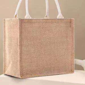 [라일리] Rly 린넨 사각 캔버스백 21X23CM 린넨파우치 여성