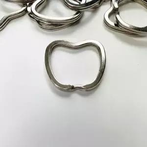 [라일리] Rly 사과 디자인 키링 고리 링 50개 대용량 다용도