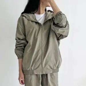 간절기 바람막이 여자 운동복 여성 후드자켓 여자 베이직 바람막이 운동복