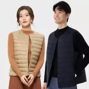 간절기 남녀공용조끼 패딩조끼 겨울조끼 유패딩조끼 경량조끼 베스트