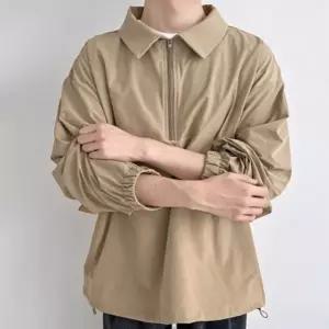 간절기 남자 빅사이즈 오피스 남성 점퍼 베이직 데일리 데이트 바람막이