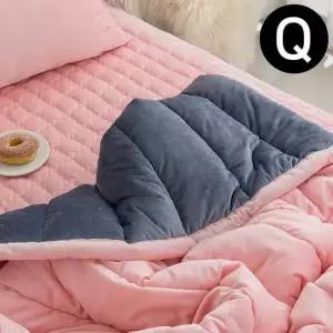 빌리극세사 차렵이불 패드 세트 퀸 Q 핑크 퀸이불패드세트