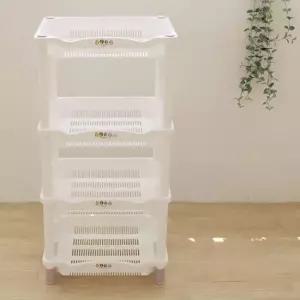 스탠드사각선반 4단 욕실장 다용도수납 다용도선반 4단수납선반