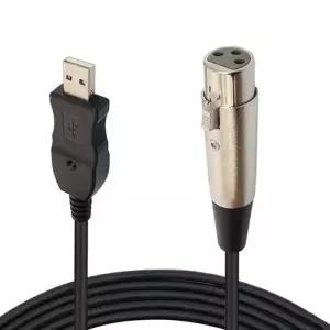 [룽스_63]XLR to 캐논 컨버터 케이블 2.0 3M(T-USB2XLR)