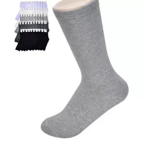 발이 편안한 숙녀 무지 장목양말 데일리 땀흡수잘되는