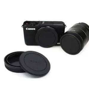 [룽스_63]캐논렌즈캡 EOS M 미러리스용 바디캡 뒷캡 세트