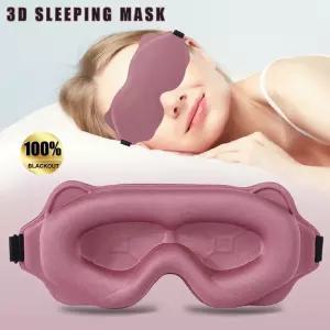 3D 슬리핑 마스크 블록 아웃 라이트 소프트 패딩 슬립 For Eyes Slaapmasker Eye Shade ing Aid Face Mask