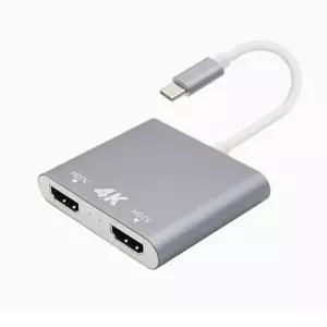 [룽스_63]C to HDMI 듀얼 컨버터 dvi케이블 영상케이블 3.1