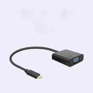 [룽스_63]C 모니터젠더 to VGA Audio(Aux)변환 컨버터 3.1