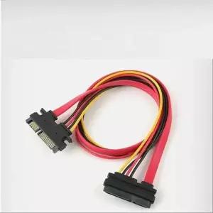 [룽스_63]데이터 전원 연장 케이블 SATA 22P F M F 5 SP588