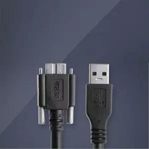 [룽스_63]Micro 케이블 USB B 젠더 나사 고정 M 3.0 NT552