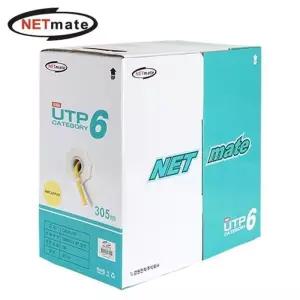 [룽스_63]단선 넷메이트 옐로우 NMC-UTP25T CAT.6 305m
