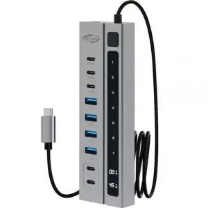 [룽스_63]USB3.2 9포트 허브 GEN2허브 PD충전