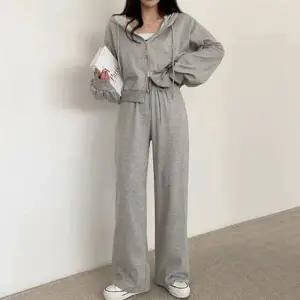 [하프클럽/]BS 여성 크롭 후드집업 셋업 DS-DD543