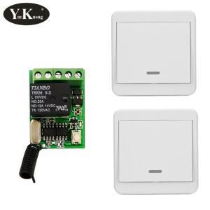 도어 액세스 오프너 원격 제어 스위치 5V 6V 9V 12V 푸시 버튼 RF 무선 315 433 mhz 스마트 홈 알람
