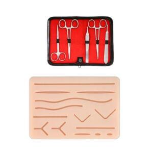 봉합연습 suture 패드 실리콘 피부봉합 세트 봉합사