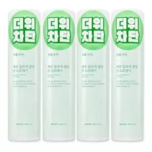 식물나라 제주알로에 쿨링 선 스프레이 100ml 4개