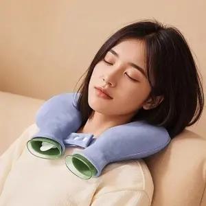 CU 웜넥 보온물주머니 냉온 어깨 찜질주머니 휴대용 캠핑 낚시 학교 기숙사 사무실 온수 찜질팩