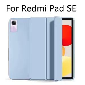 Red Pad SE 인치 2023 태블릿 슬림 얇은 라이트 소프트 보호 케이스 자동 슬립/웨이크 접이식 스탠드