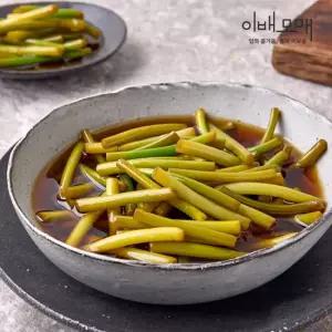 이배모매 한식명장 반찬 햇 마늘쫑 장아찌 500g