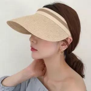 챙모자 여름 밀짚모자 헬스 양면 왕골 썬캡