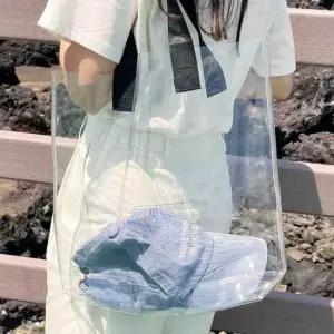 숄더백 Pvc가방 투명 비치백 투명에코백 가방 컬러