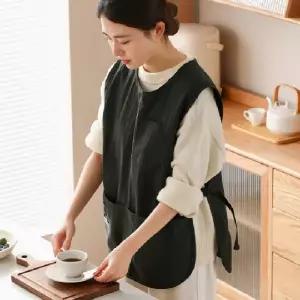 방수 미니 숏 버클 앞치마 바리스타 카페 캠핑 애견 미용 네일 에이프런