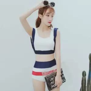 (128000161)삼색 하이웨스트 비키니 2color 래쉬가드 써핑 보드숏