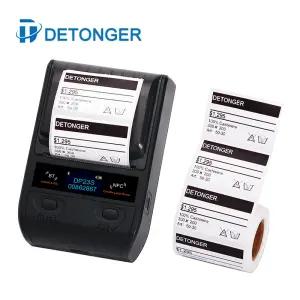 DETONGER 다기능 무선 BT 모바일 안 바코드 열 라벨 메이커 프린터 DP23S