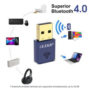 EDUP 8568 150Mbps 미니 WiFi 어댑터 USB2.0 Bluetooth4.0 무선 네트워크 카드 PC 데스크탑 용 2.4G 안정