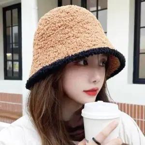 [패션] 벙거지 여자모자 여행 니트 여성 데일리 모자 베이지 패션 캠핑