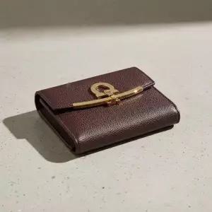 여성 간치니 프렌치 반지갑22 C877 GANACHE BROWN 0758590