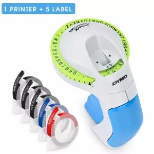 Dymo 12965 수동 라벨 프린터 3D 엠보싱 메이커 b90 9mm 테이프 용 DIY 자체 접착 스티커