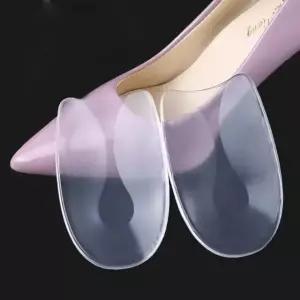 뒤꿈치젤패드 발바닥 U자형 실리콘 젤 깔창 한쌍 힐 뒤꿈치 젤패드 발바닥