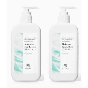 어스로하 대용량 모이스쳐 썬 로션 250ml x 2개 3중기능성 혼합자차 선크림 자외선차단제
