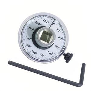 MASITE PCWJ 1/2인치 드라이브 토크 각도 기계식 스케일 수리 자동차 유지보수용 및 게이지, 핸들, 렌치 조정 어댑터, 도구 듀티 360 헤비 회전 정밀
