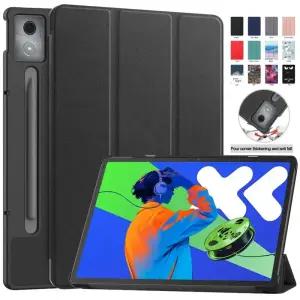 Xiaoxin Pad Pro 12.7 2025 Lenovo XiaoxinPad 커버 펀다 용 삼중 접이식 스탠드 스마트 태블릿 케이스