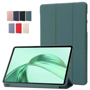 명예 패드 X8a 2024 케이스 용 Coque Funda Honor Pad 커버 PU 가죽 부드러운 실리콘 백 스탠드 태블릿 쉘