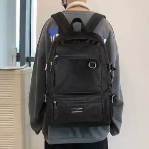 캐주얼 디자인 메쉬 그물 주머니 데일리 학생 백팩